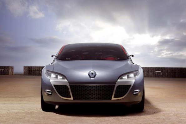 Frontansicht des Renault Megane Coupe Concept