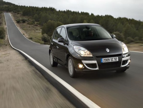 Frontansicht des Renault Scenic