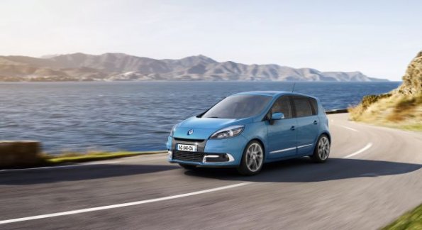 Die Frontpartie des Renault Scenic