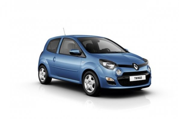 Front- und Seitenpartie des Renault Twingo 