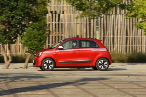 Seitenansicht des Renault Twingo 