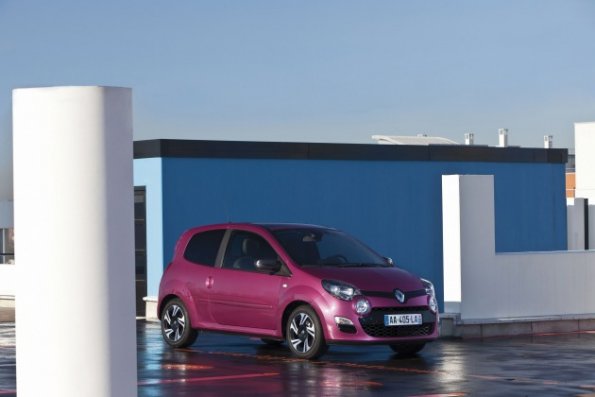 Front- und Seitenpartie des Renault Twingo