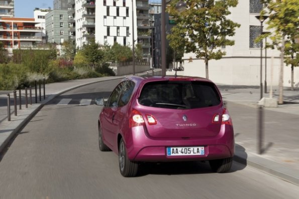 Die Heckpartie des Renault Twingo