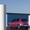 Heck- und Seitenpartie des Renault Twingo