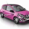 Die schematische Darstellung der Vorderachse im Renault Twingo