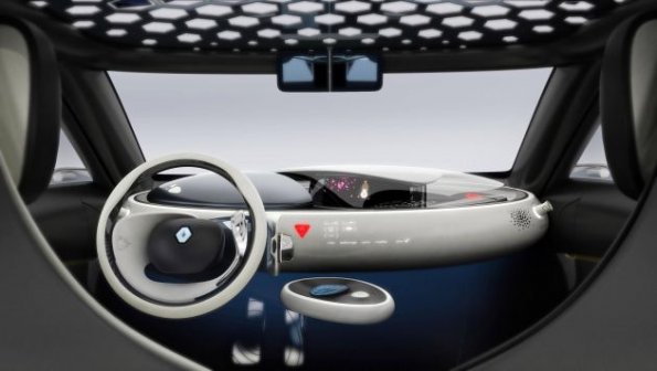 Die Armaturentafel im Renault Zoe Z.E. Concept