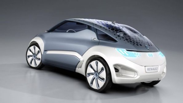 Heck- und Seitenansicht des Renault Zoe Z.E. Concept