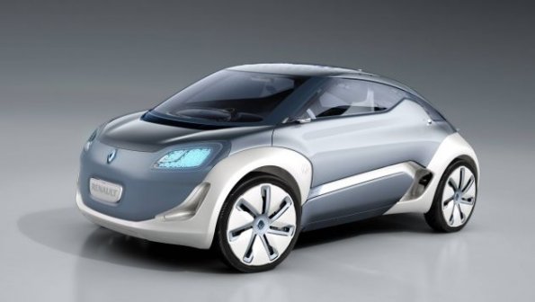 Front- und Seitenansicht des Renault Zoe Z.E. Concept