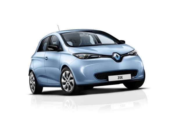 Front- und Seitenpartie des Renault ZOE