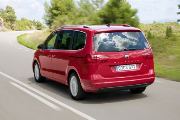 Der Seat Alhambra unterwegs