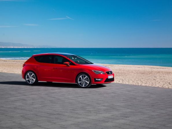 Die Silhouette des Seat Leon