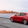 Die Front- und Seitenansicht des Seat Leon