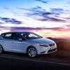 Die Außenaufnahme zeigt die Frontpartie des Seat Leon