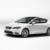 Die Front- und Seitenansicht des Seat Leon