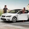 Front- und Seitenpartie des Seat Leon