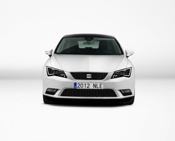 Die Frontansicht des Seat Leon