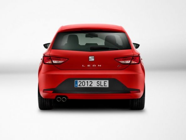 Die Heckansicht des Seat Leon