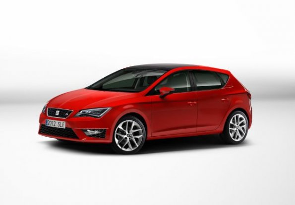 Die Seitenpartie des Seat Leon