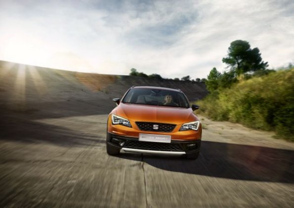 Das Gesicht des Seat Leon Cross Sport