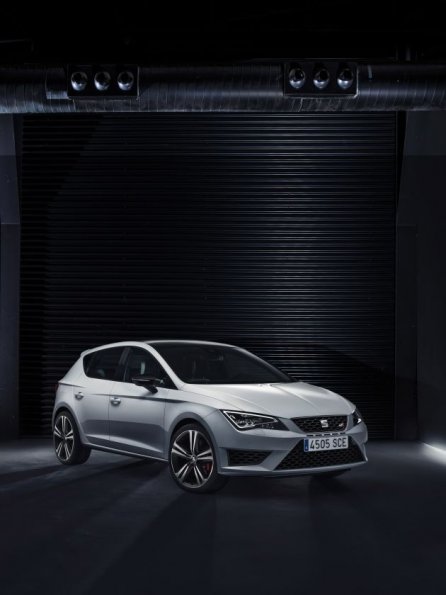 Die Fahrzeugseite des Seat Leon Cupra