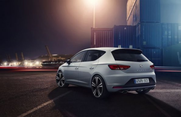 Die Heckpartie am Seat Leon Cupra