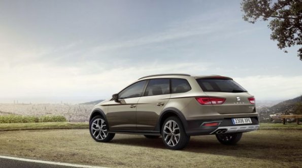 Heck- und Seitenpartie des Seat Leon Xperience