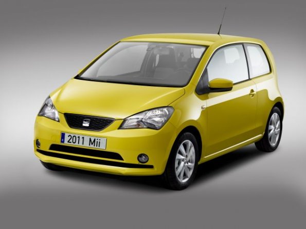 Die Frontansicht des Seat Mii