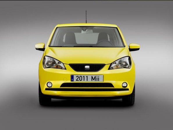 Das Gesicht des Seat Mii