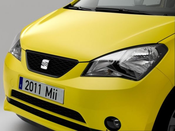 Die Frontpartie des Seat Mii