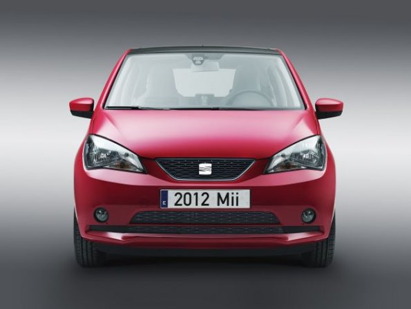 Die Frontansicht des Seat Mii