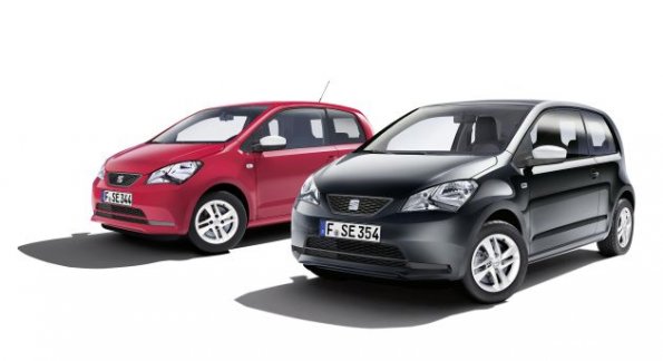 Beide Sondermodelle der Seat Mii Red & Black Edition  im Blick 