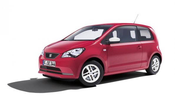 Frontpartie des Seat Mii Red & Black Edition 