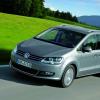 Die Frontansicht des neuen VW Sharan