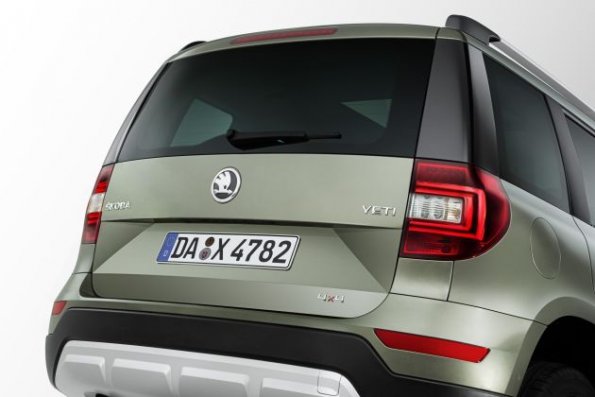 Nahaufnahme des Skoda Yeti