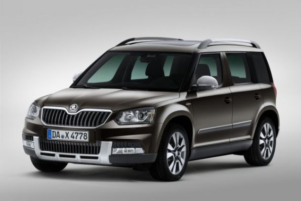 Die Frontpartie am Skoda Yeti