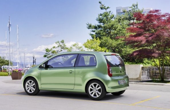 Die Seitenansicht des Skoda Citigo