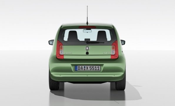 Die Heckansicht des Skoda Citigo