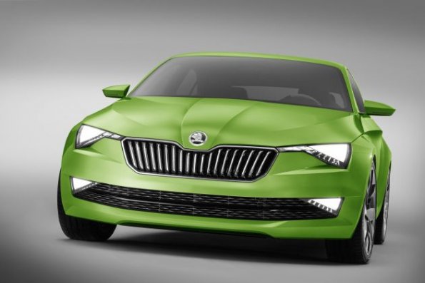 Frontpartie der Skoda Design Studie Vision C