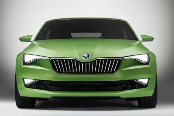 Frontpartie der Skoda Design Studie Vision C