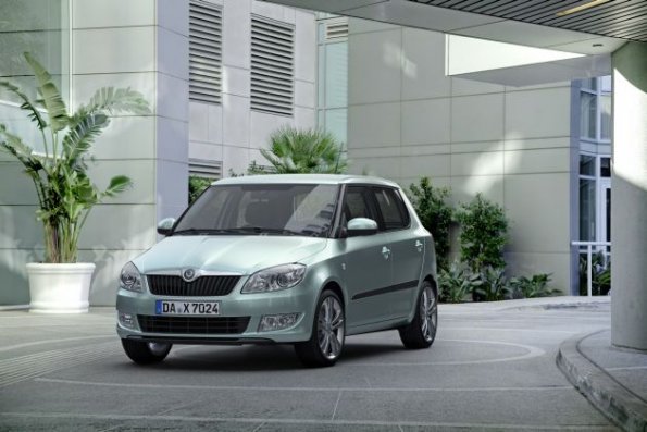 Die Frontpartie des Skoda Fabia