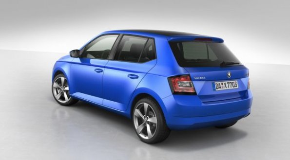 Heckpartie des Skoda Fabia