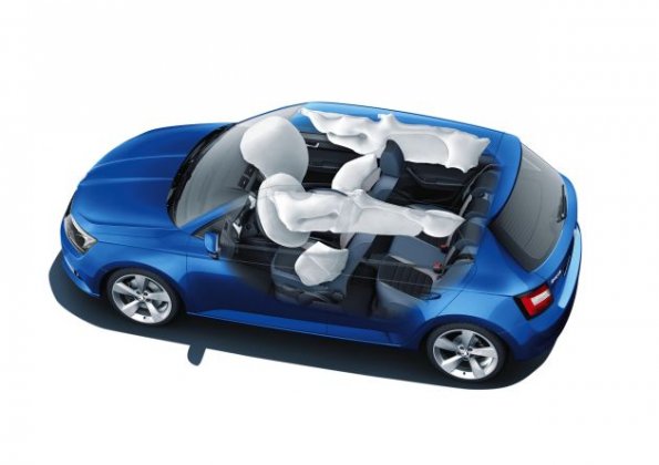 Die Airbags im Skoda Fabia