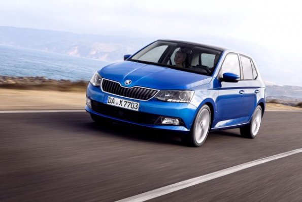 Frontpartie des Skoda Fabia 