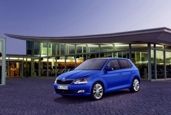 Frontpartie des Skoda Fabia 