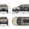 Schematische Darstellung des Skoda Fabia Combi