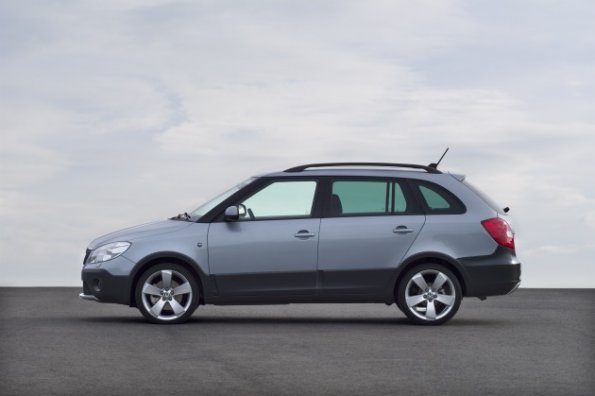 Die Silhouette des Skoda Fabia Combi