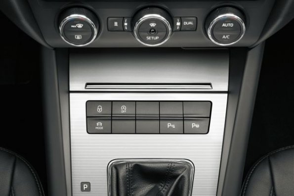 Detail aus dem Skoda Octavia