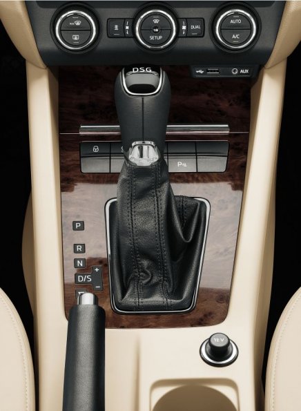 Detailaufnahme aus dem Skoda Octavia