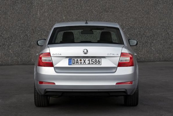 Das Heck des Skoda Octavia