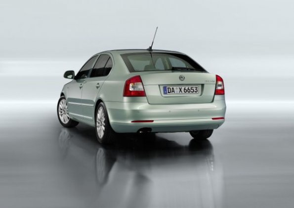 Heckansicht des Skoda Octavia